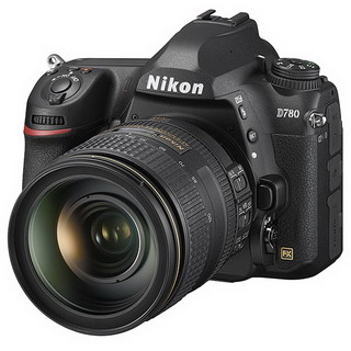Nikon D-780 Frontansicht mit AF-S 24-120