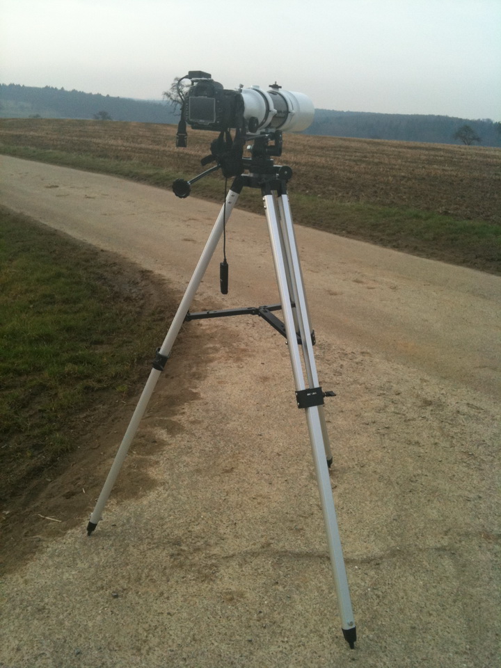 D90 mit Skywatcher 102/500mm